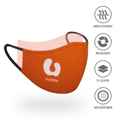 Microfiber 2 Layer Washable Mask 01
