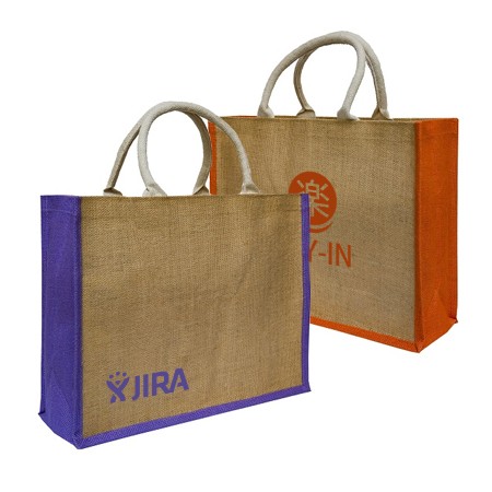 Color Natural Jute Bag (315x410x140) 01