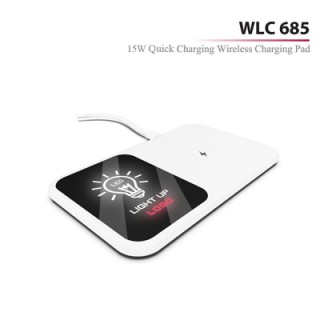 LED Light Up Logo - Mirror Surface 15W Fast Charging Wireless Charger III 06