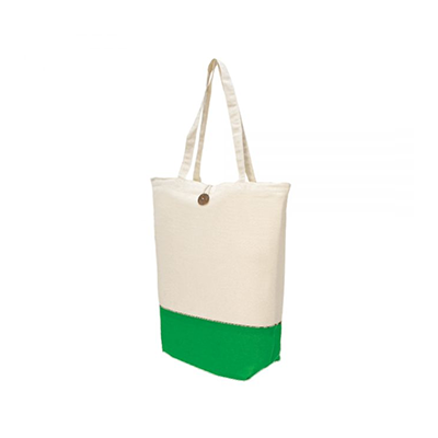 Two Tone Canvas Cotton Bag  - 6oz ( 380 x 420 x120 ) 04