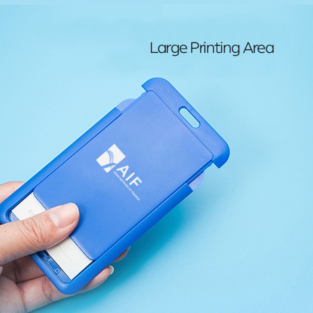 Slide Up Slim ID tag Holder 07