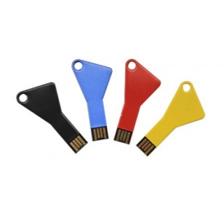 Triangle Metal Key USB Flash Drive - 4GB