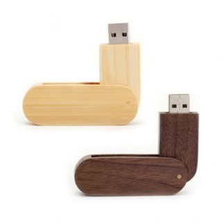 Wooden 360 Swivel USB Flash Drive - 4GB 06