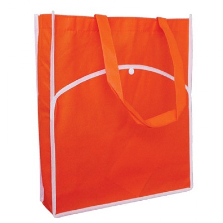 Vibrant Eco-Tote Bag with Pocket - 100gsm (340x390x100) 08