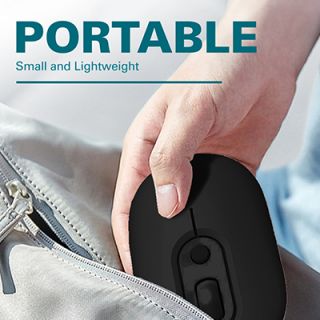 Comfort Ergonomic Dual Mode Bluetooth + 2.4G Wireless Mouse 08