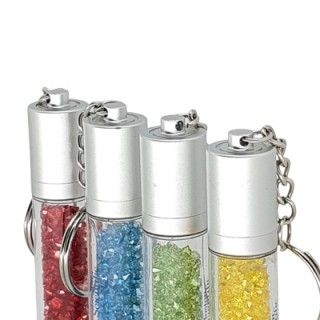 Cylinder Crystal USB Flash with LED - 4GB 06