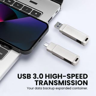 Custom 2-in-1 OTG USB 3.0 Flash Drive 05