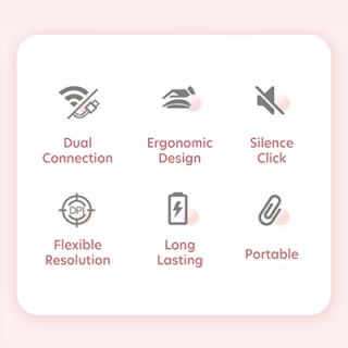 High Performance Dual Mode Bluetooth + 2.4G Wireless Mouse 06