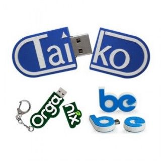 2D PVC Custom Designed USB Flash Drive - 8GB 04