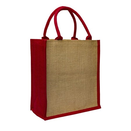Color Natural Jute Bag (325x300x150) 04