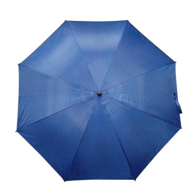 30" Black Metal Shaft Solid Umbrella 05