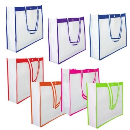 Grocery Non-Woven Bag with Button - 100gsm (400x330x100) 08