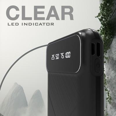 ULTRASLIM Power Bank with 4 Detachable Cable - 10000mAh 04