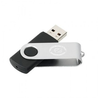 Metal Swivel Classic Finishing USB Flash Drive - 4GB