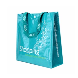 Custom Laminate Non-Woven Bags with Polyester Handle - 100gsm