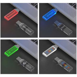 Premium LED Crystal USB Flash Drive - 8GB 06