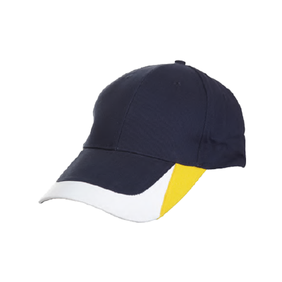 OS Triple Color Baseball Cotton Brush Cap 200g 6 Panel 05