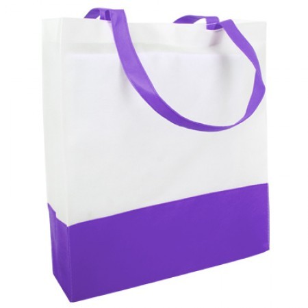 2 Tone with Velcro Non-Woven Bag - 100gsm (350x375x100) 09