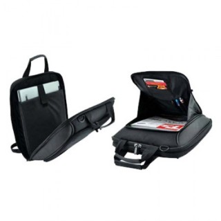 Duo Tone Lined Convertible Laptop Bag 03