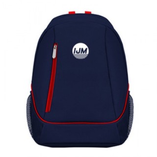Toned Zippered Casual Backpack