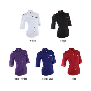 OS F1 Corporate Uniform 3/4 Sleeve 200gsm Shirt V5