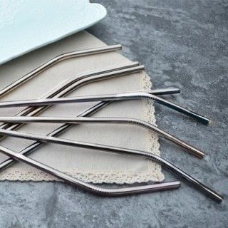 6mm Curve Stainless Steel Straw 04