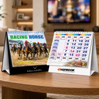 7” Racing Horse Calendar 2027 02