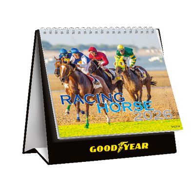 7" Racing Horse Calendar 2026