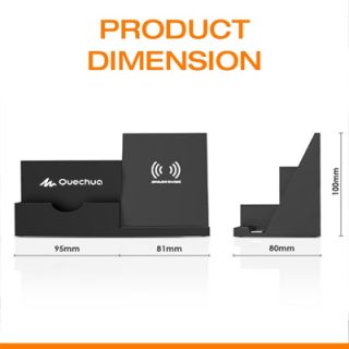 Wireless Charging Pen Holder With Mobile Stand - 15W Charger 11