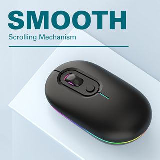 Comfort Ergonomic Dual Mode Bluetooth + 2.4G Wireless Mouse 09
