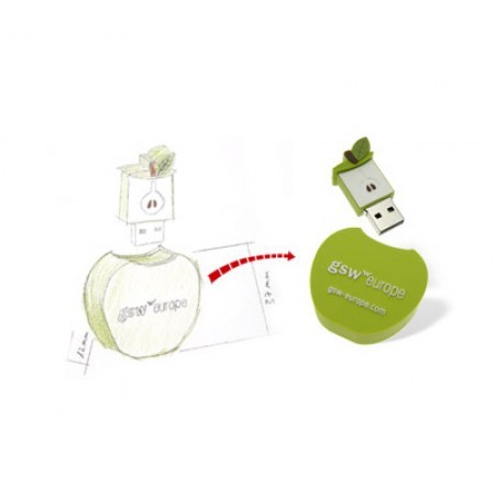 3D PVC Custom Designed USB Flash Drive - 8GB 06