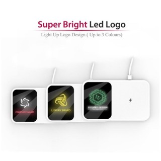LED Light Up Logo - Mirror Surface 15W Fast Charging Wireless Charger III 05