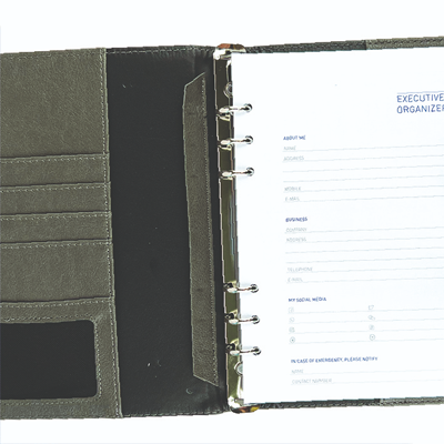 Texture Thermo PU Executive Organizer - A5 Size 07