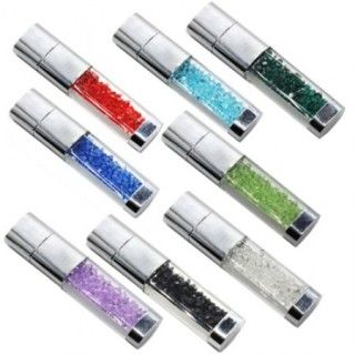 Rhinestone Crystal USB Flash Drive - 4GB