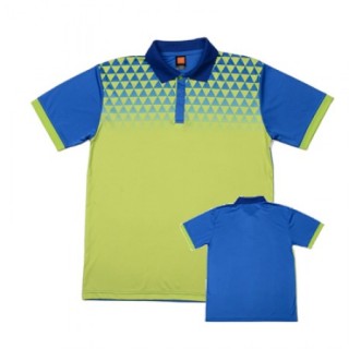 OS Diamond Polyester Unisex 150gsm Collar T-Shirt 06
