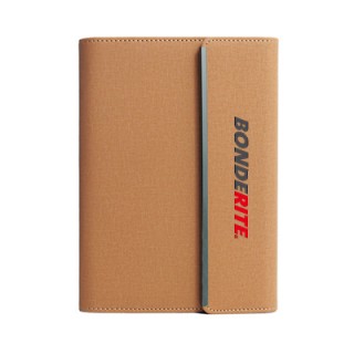 Trifold Metal Executive PU Organizer 03