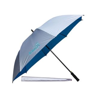 30" Silver Coated Golf Umbrella with Silver Pouch 03