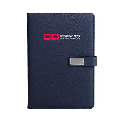 Meta PU A5 Notebook with Metal Plate 01