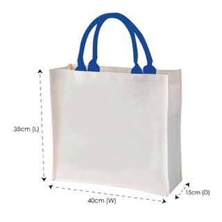 Colour Laminated Canvas Bag - 10oz (350x400x150) 06