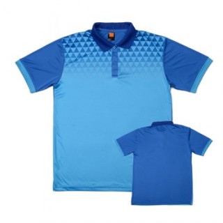 OS Diamond Polyester Unisex 150gsm Collar T-Shirt 03