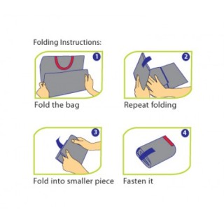 Large Utility Foldable Tote Bag - A3 100gsm (450x390x200) 05
