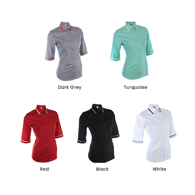 OS F1 Corporate Uniform 3/4 Sleeve 200gsm Shirt V4 03