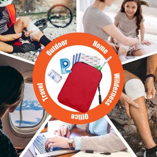8-in-1 MDA Cert FIRST Aid Premium Polyester Pouch 08