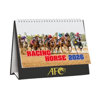 8" Racing Horse Calendar 2026 01