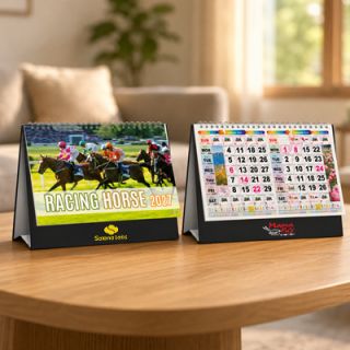 8” Racing Horse Calendar 2027 02