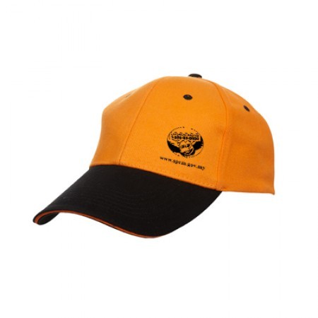 OS Baseball 6 Panel Cotton Brush Cap with Sandwich 01