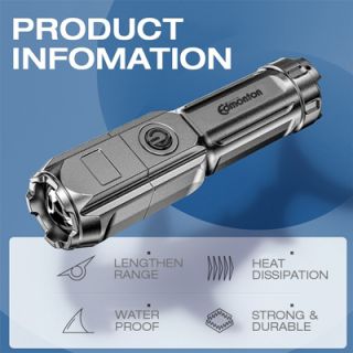 Super LED Torchlight - Adjustable Focus 04