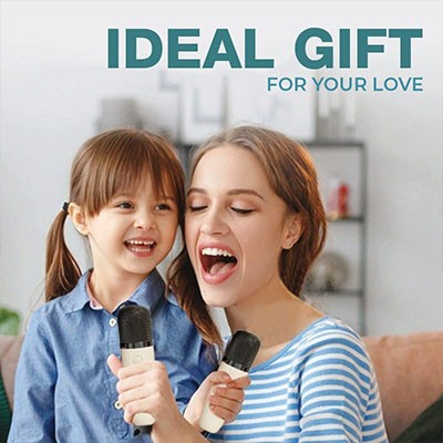 Portable Karaoke Bluetooth Speaker with Microphone 06