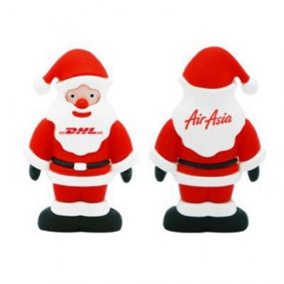 3D Santa Claus USB Flash Drive - 4GB