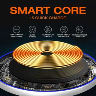 Wireless Charging Pen Holder With Mobile Stand - 15W Charger 08